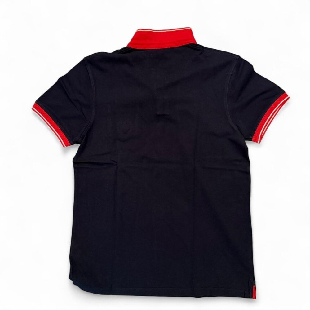 Roberto Cavalli navy and red polo shirt - Picture 3 of 4